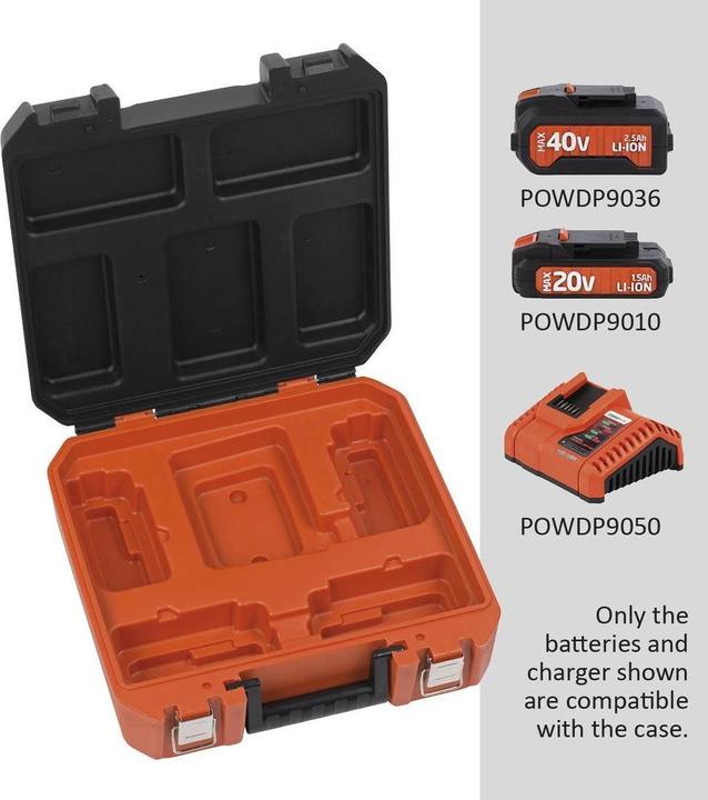 Powerplus Custodia per batteria a doppia alimentazione Doppia alimentazione (12V)
