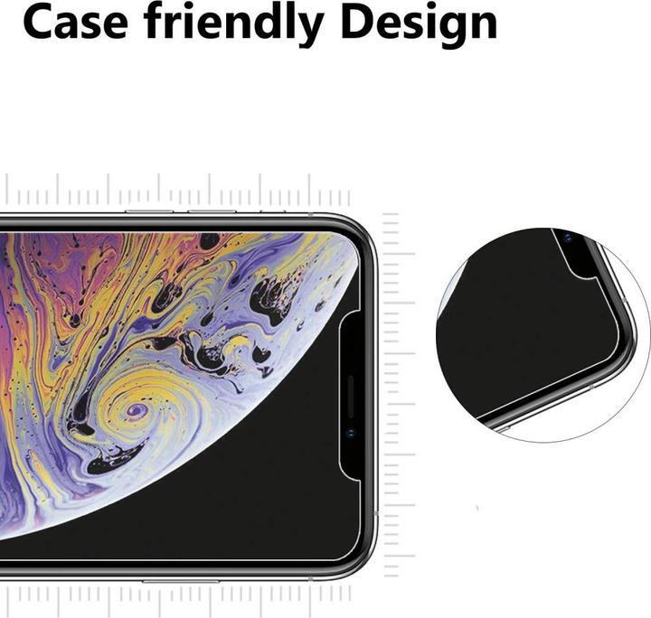 Actual product image Ueli Express iPhone 11 Pro Max HD armoured glass screen protector Casefriendly (1 Piece, Apple iPhone 11 Pro Max)