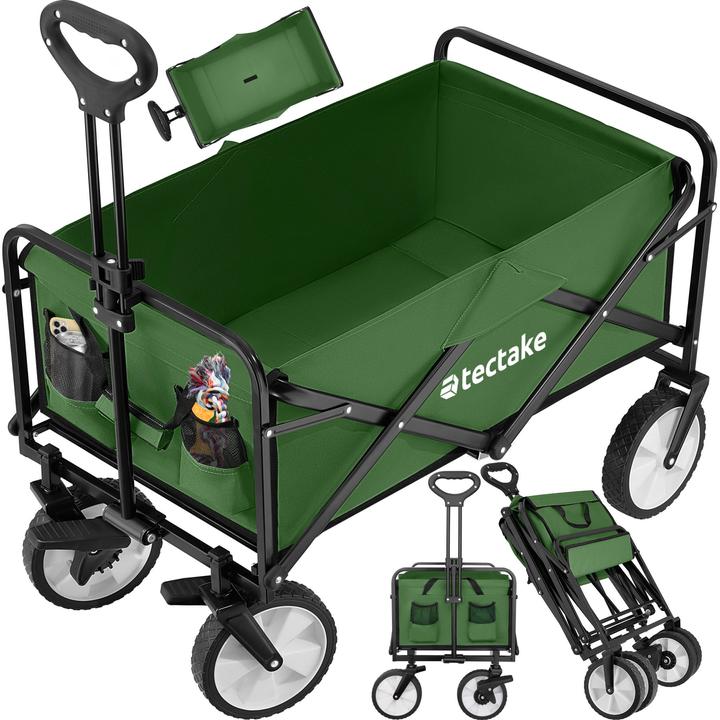 Actual product image tectake Folding handcart | 80 kg capacity