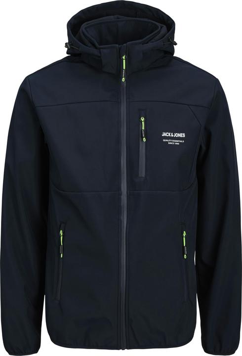 Actual product image Jack & Jones JACK&JONES PLUS JJTHEO SOFTSHELL JACKET PLS Heren Jas - Sky Captain (3XL)