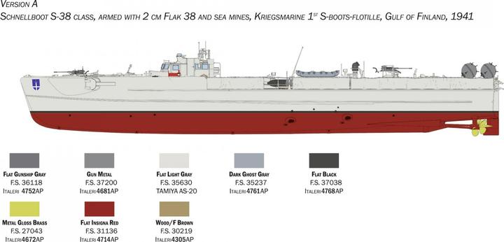 Produktbild 1:35 Schnellboot S-26 / S-38