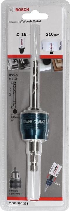 Actual product image Bosch Professional Zubehör Power Change Plus System Adapter to hole saw (7.15 millimetres)