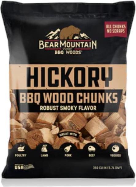 Bear Mountain Wood Chunks Hickory 1.65 kg (1.65 kg)