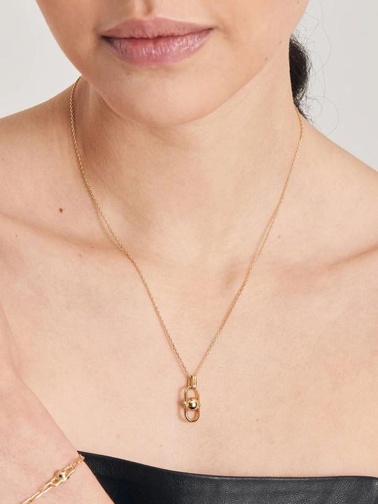 Actual product image Ania Haie N045-03G Spaced Out Ladies Necklace, adjustable (Plata Esterlina 925, 45 - 50 cm)