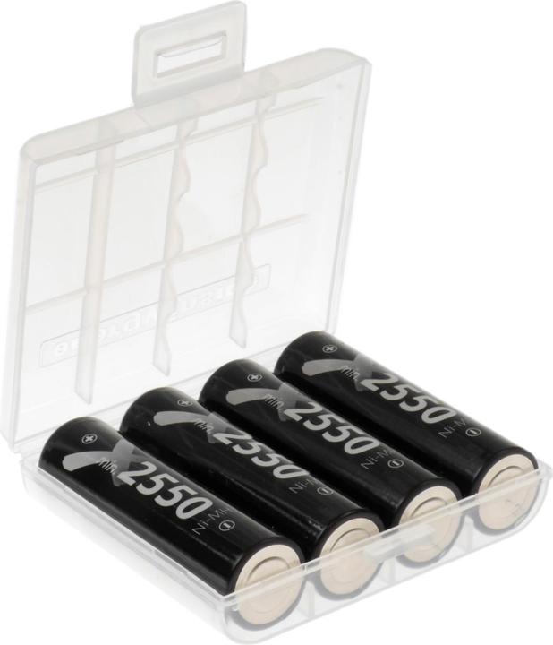 XCell NiMh rechargeable battery Mignon AA 2550 mAh 4-pack box (4 pcs., Device specific, 2550 mAh, Rechargeable battery)