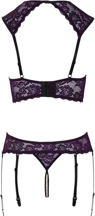 Image du produit Cottelli Collection Shelf Bra Set Purple 80B/M (80 B)