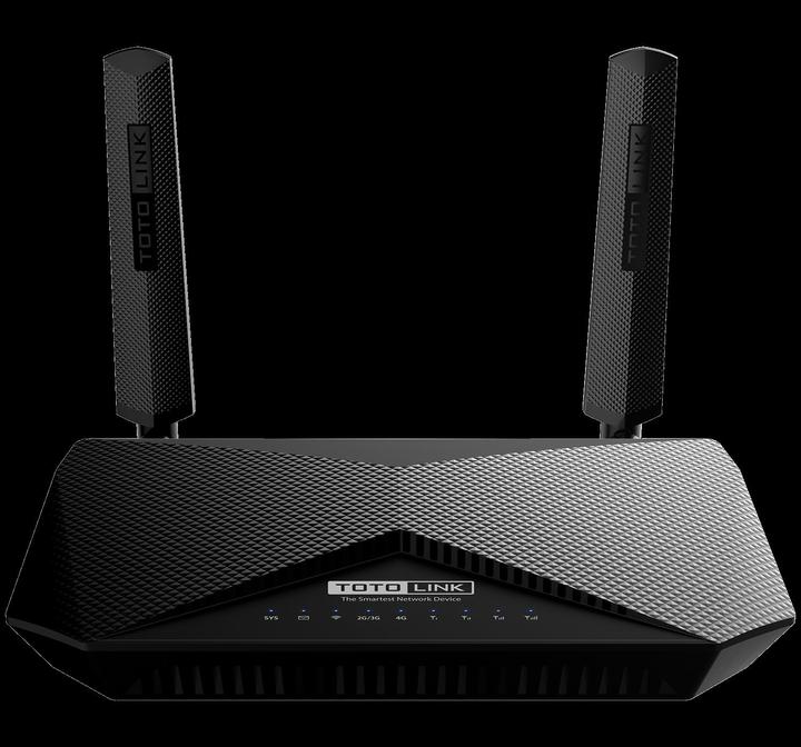 Image du produit Totolink LR1200 Routeur WiFi AC1200 Dual Band wireless router Fast Ethernet Dual-band ( / ) Black