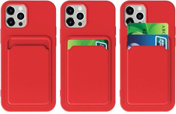 Actual product image Hurtel Card Case Silicone Wallet Case with Card Slot Documents for Xiaomi Redmi 10X 4G / Xiaomi Redmi Note (Xiaomi Redmi Note 2)