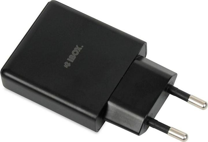 Actual product image iBox C-43 Slim GaN PD30W mains charger black (30 W)