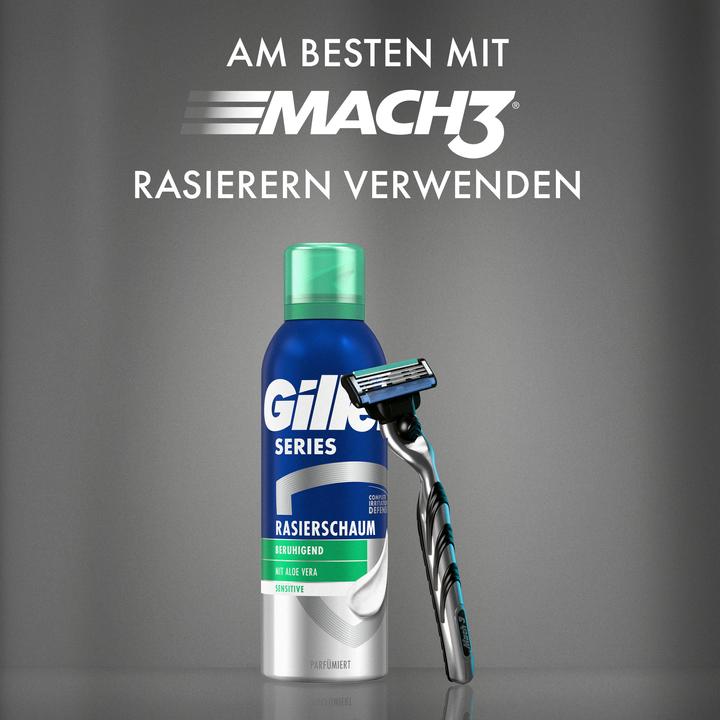 Produktbild Gillette - Duo Pack Series Sensitive Rasierschaum 2 x 200 ml (400 ml, Rasierschaum)