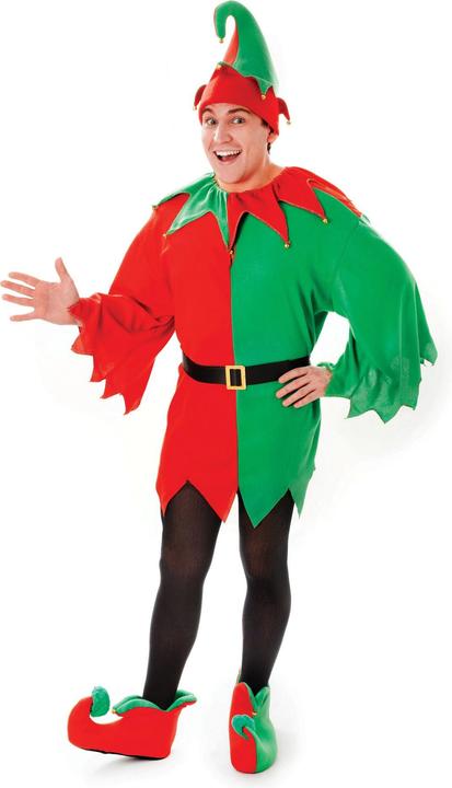 Immagine prodotto Bristol Novelty Costume da aiutante di Babbo Natale (Taglia unica)