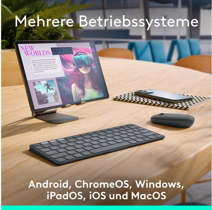 Actual product image Logitech Keys-To-Go 2 (CH, Wireless)