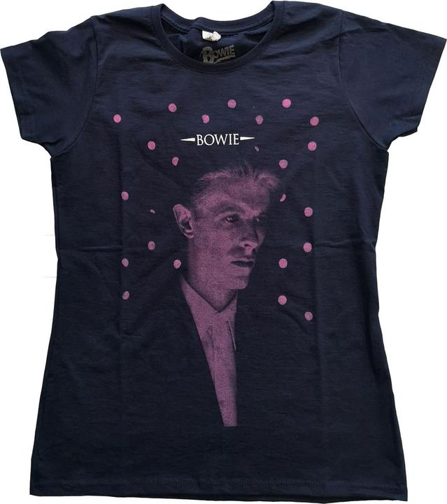 David Bowie Womens/Ladies Polka Dot Cotton T-Shirt (XS)
