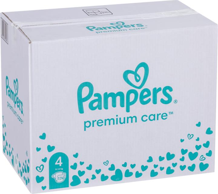 Immagine prodotto Pampers Premium Care (Dimensione 4, Pacco mensile, 174 Pezzo/i)