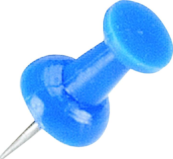 Immagine prodotto Legamaster Spilla blu, 50 pezzi (50 Pezzo/i, 165 mm)
