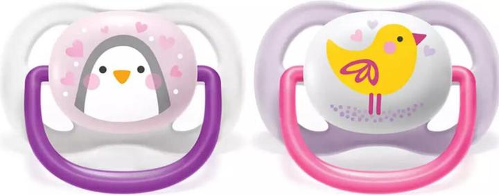 Produktbild Philips Avent SCF080/06 SCHNULLER ULTRA AIR 0-6 MÄDCHEN (2 x, bis 6 Monate)