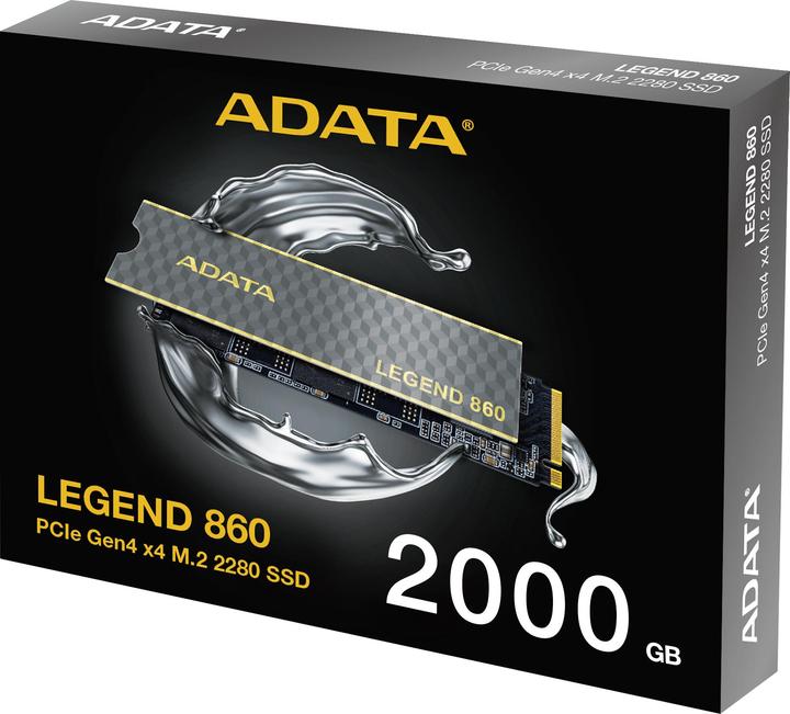 Produktbild Adata Dysk SSD LEGEND 860 2TB PCIe 4x4 6000/5000 MB/s M.2 (2000 GB, M.2 2280)