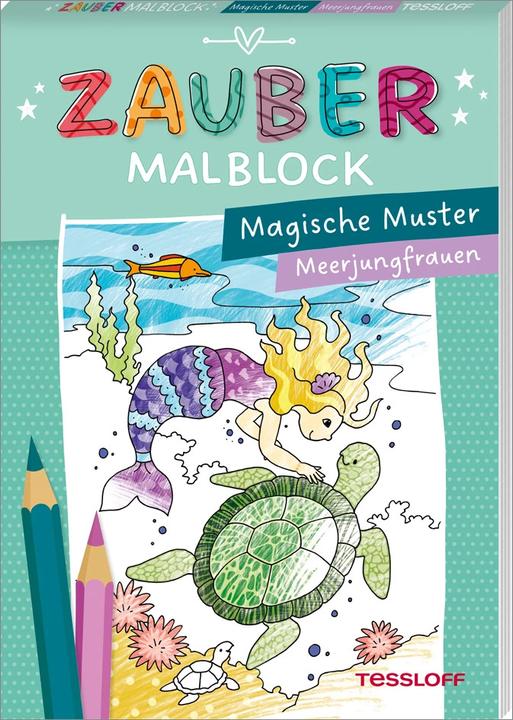 Produktbild Tessloff Zaubermalblock. Magische Muster. Meerjungfrauen
