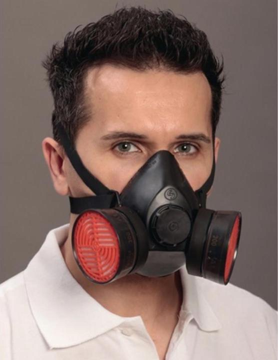 Produktbild Ekastu Sekur Atemschutzhalbmaske Polimask 100/2 EN 14 EN 140 (Keine offizielle Schutzklasse, 1 x)