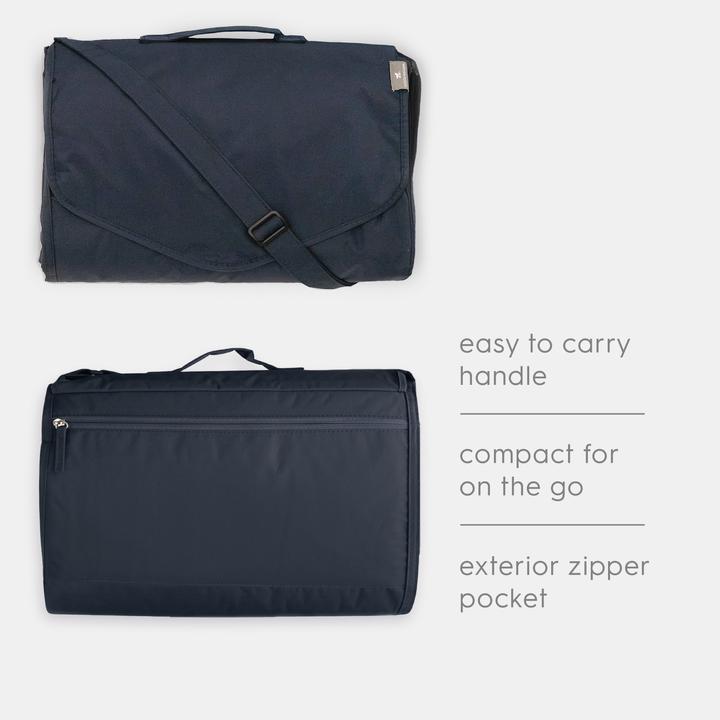 Produktbild little unicorn Outdoor Blanket Extra Big - Navy Plaid