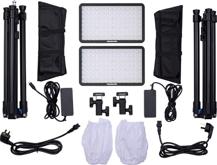 Produktbild Amaran Pano 60c 2-Light Kit (Charcoal) (EU) (Flächenleuchte)