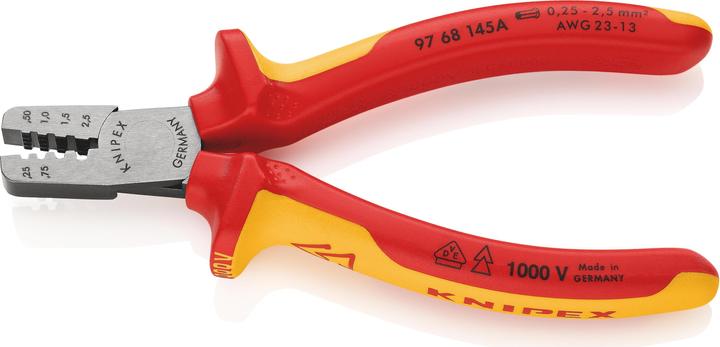 Produktbild Knipex Crimpzange für Aderendhülsen (145 mm)