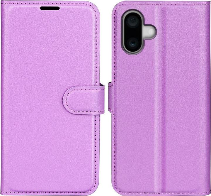 Actual product image Cover-Discount iPhone 16 - Leather case (Apple iPhone 16)