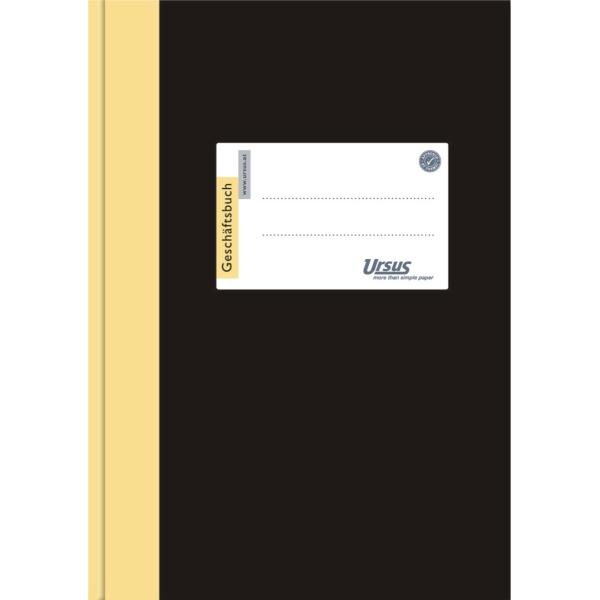 Immagine prodotto Ursus ® Business Book DIN A5 foderato nero 96 fogli (A5, Righe)