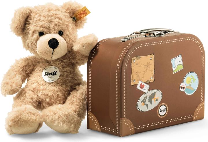 Fynn Teddybär im Koffer (28 cm)