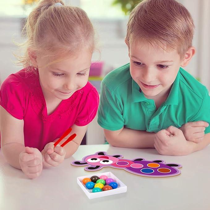 Produktbild Activity Board Clip Perlen Farbe Klassifizierung Matching Spielzeug Kinder Logik Konzentration Feinmotorik