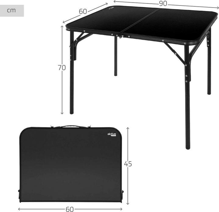 Produktbild Aktive Table Klapptisch 90 x 70 x 60 cm