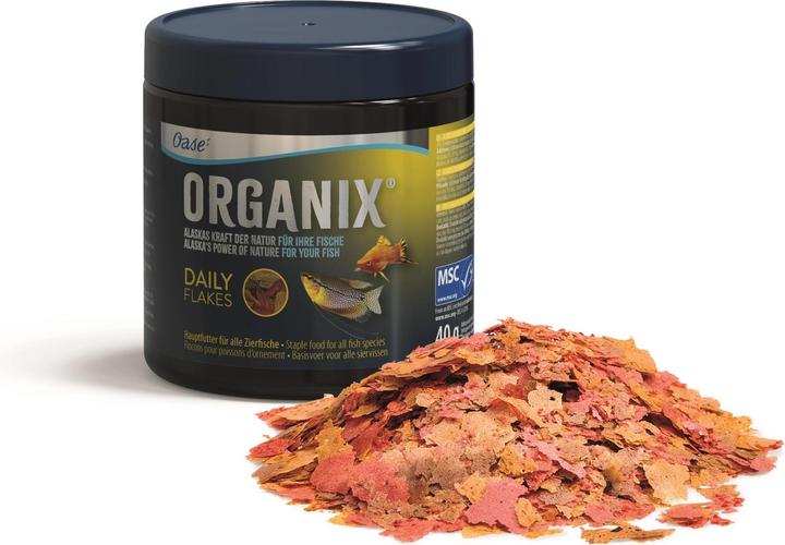 Produktbild Oase Basisfutter Organix Daily Flakes, 40 g (Zierfische, 250 ml)