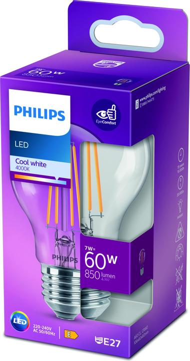 Produktbild Philips Led Cool (E27, 7 W, 250 lm, 1 x, E)
