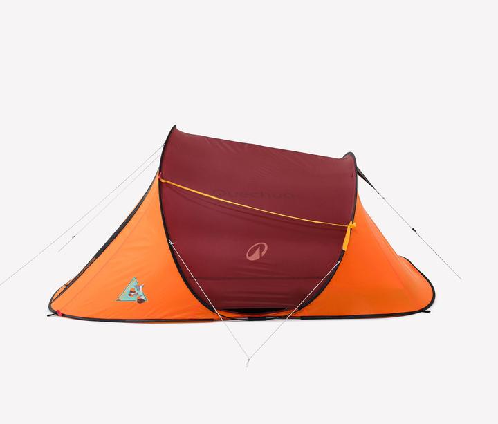 Produktbild Quechua Faltzelt - 2 Seconds für 3 Personen Limited Edition 20 Jahre braun (Wurfzelt, 3.56 kg, 3 Personen)