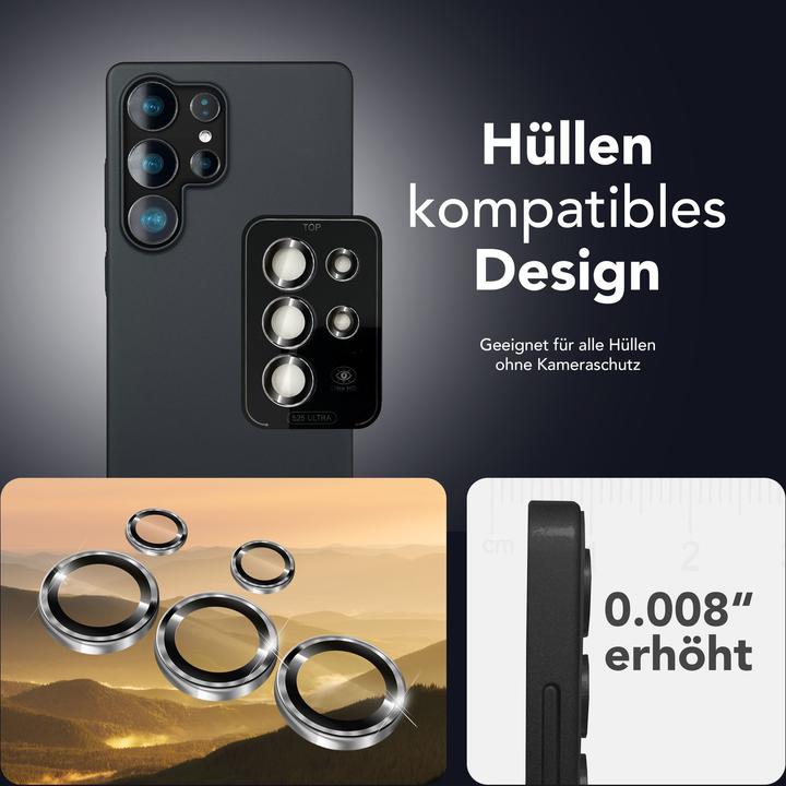 Actual product image Nalia Focus.Pro CLX - Kameraschutz Linsenglas Reflexionsfrei - Camera Lens Protector (1 Piece, Samsung Galaxy S25 Ultra)