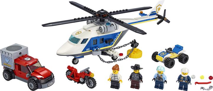 Actual product image LEGO Police helicopter pursuit (60243, LEGO City)