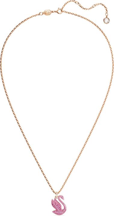 Immagine prodotto Swarovski Collana Iconic Swan Cigno medio Rosa Oro (Metallo Swarovski, 42 - 47 cm)