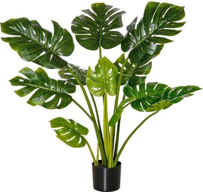 Image du produit Swisshandel24 Plante d'intérieur Plante de bureau artificielle Plante décorative Pot en plastique de 110 cm pour (110 cm)