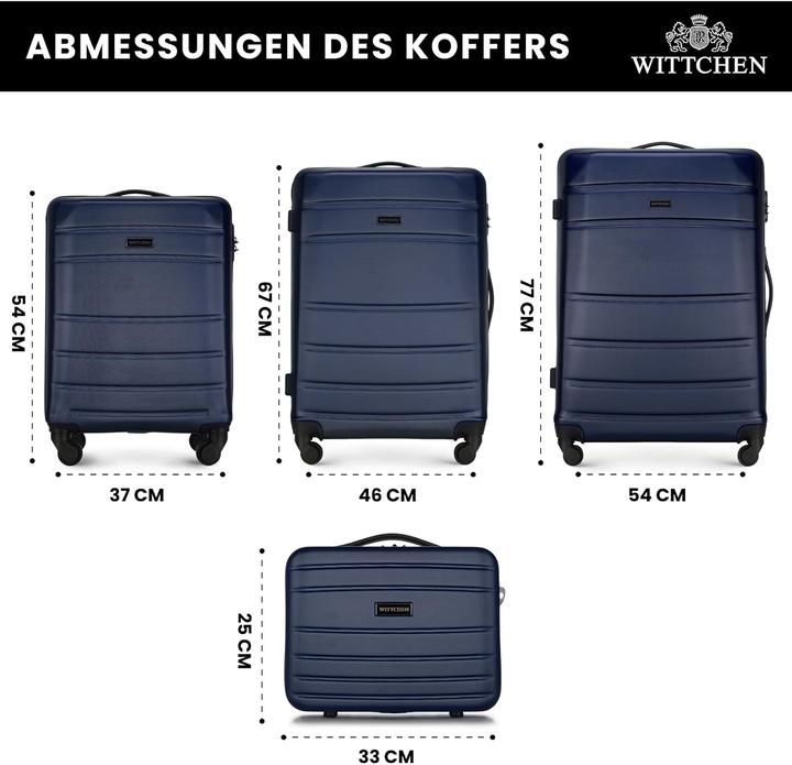 Produktbild Wittchen Globe Line Modern (XXL, Blau) (98 l, Handgepäck (bis 50l))