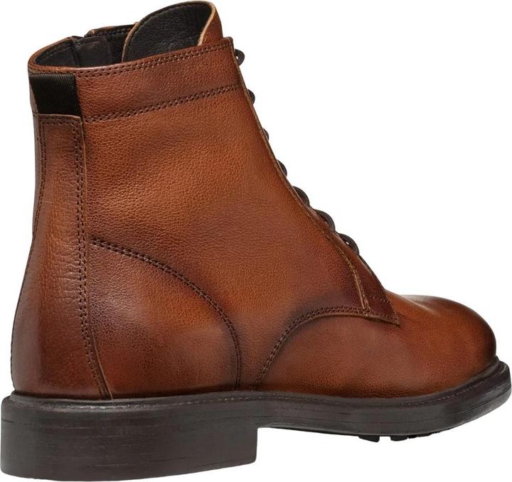 Actual product image Geox Mens Tiberio Patent Leather Ankle Lace Up Boots (42)