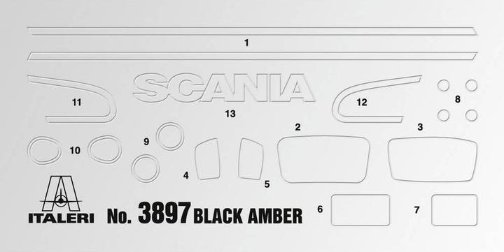 Produktbild Italeri Scania R Black Amber