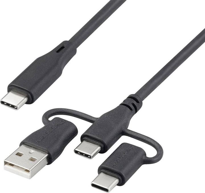Immagine prodotto Renkforce USB-Ladekabel USB 2.0 USB-C® 0.50 m Schwarz RF-6615906 (0.50 m, USB 2.0, 60 W)