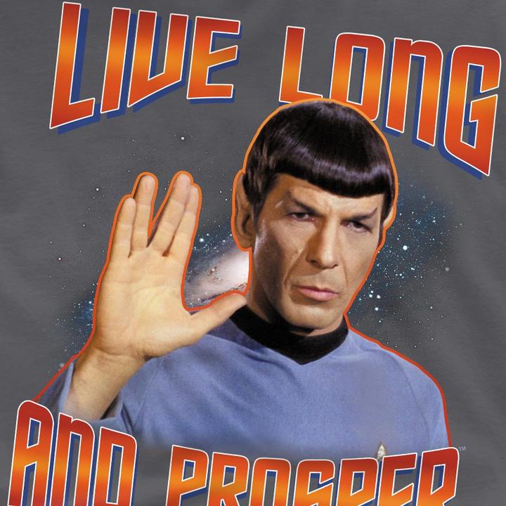 Immagine prodotto Star Trek: The Original Series Live Long and Prosper Maglietta Spock Uomo (4XL)