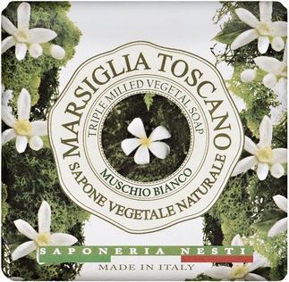 Nesti Dante Marsiglia Toscano Muschio Bianco Toilet Soap 200G (Hartseife)