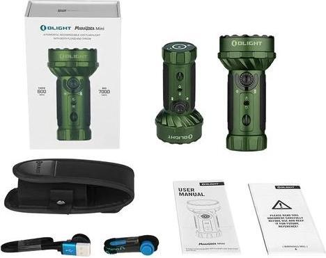Immagine prodotto Olight Marauder Mini torcia LED verde a lungo raggio IPX8 impermeabile (7000 lm)