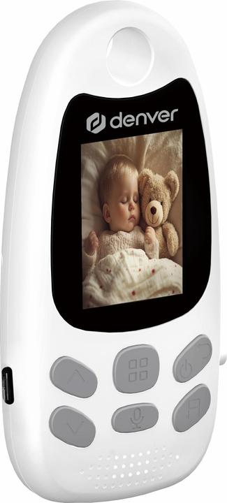 Actual product image Denver BC-250 Babycam mit Monitor 2,4 GHz White Neu (Video & Audio, 250 m)
