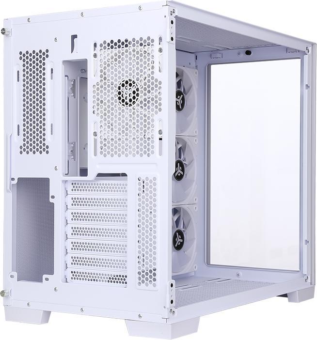 Produktbild Itek Boitier Moyen Tour ATX Dark Cave RGB avec panneau vitré (Blanc) (ATX, mATX, Mini-ITX)