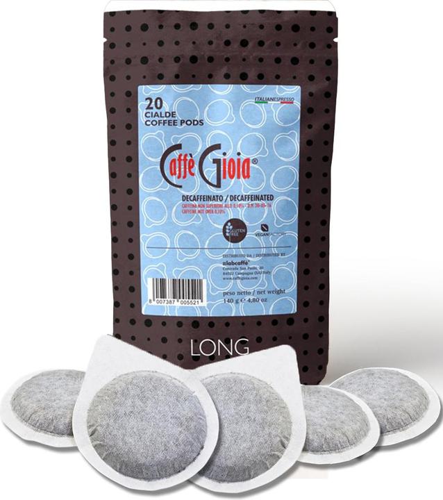 Immagine prodotto Caffè Gioia Cialde di caffè decaffeinato Lungo (confezione da 20 cialde) (20 x Porta.)