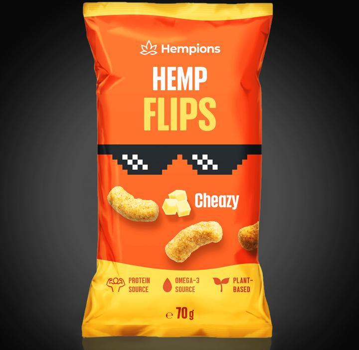 Actual product image Hempions Hemp Flips Cheazy (70 g)