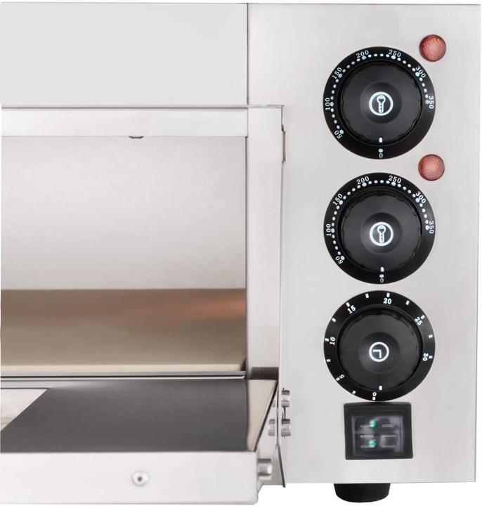 Produktbild Beeketal BPO33-1 Pizzaofen, 400x400mm Backfläche (Pizzaofen Gastro)